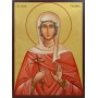 Икона на Света Галина Коринтска - позлатен фон