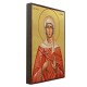 Икона на Света Галина Коринтска - позлатен фон