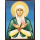 Икона на Св. Лия - фон в синьо