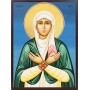 Икона на Св. Лия - фон в синьо