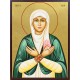 Икона на Света Лия - позлатен фон