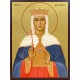 Икона на Света Людмила - златен фон