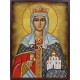 Икона на Св. Тамара - фонс с напукване