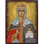 Икона на Св. Тамара - фонс с напукване