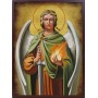Икона на Св. архангел Уриил - състарена уникално