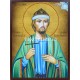 Икона на Свети Боян-Енравота княз български - състарена