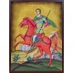 Икона на Св. Димитър на кон - състаарена