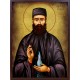 Икона на Св. Ефрем Нови - състарена
