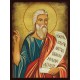 Икона на Свети пророк Мойсей - състарена