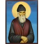 Икона на Свети Паисий Светогорец - син фон