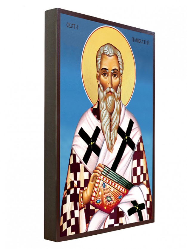 Икона на Св. Панкратий - син фон