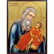 Икона на Свети Симеон Богоприемец - позлатен фон