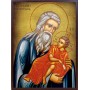 Икона на Св. Симеон Богоприемец - състарена