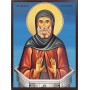 Икона на Св. Симеон Стълпник - син фон