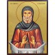 Икона на Свети Симеон Стълпник - фон злато
