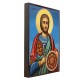 Икона на Св. Валери на син фон