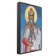 Икона на Св. пр. Захарий - син фон - изработена ръчно