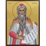 Икона на Свети Захарий - златен фон
