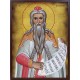 Икона на Свети пророк Захарий - състарена