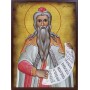 Икона на Свети пророк Захарий - състарена