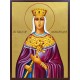 Икона на Света мъченица Александра - със златен фон