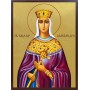 Икона на Света мъченица Александра - със златен фон