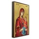 Икона на Света Анна - със златен фон