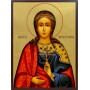 Икона на Света великомъченица Христина - със златен фон