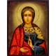 Икона на Света великомъченица Христина - ръчно състарена