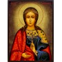 Икона на Света великомъченица Христина - ръчно състарена
