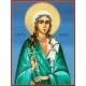 Икона на Света мъченица Юлия - ръчно изработена