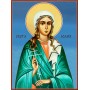 Икона на Света мъченица Юлия - ръчно изработена