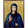 Икона на Света Петка (българска) - със златно покритие