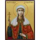 Икона на Света Валентина - с позлатен фон
