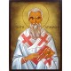 Икона на Свети Атанасий Велики - автентично състарена