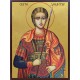 Икона на Свети Димитър - със златен фон
