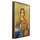 Икона на Свети Георги Победоносец - със златен фон