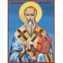 Икона на Свети Климент Охридски - ръчна изработка
