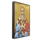 Икона на Свети Климент Охридски - с позлатен фон