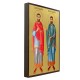 Икона на Св. св. безсребърници Козма и Дамян - със златен фон