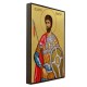 Икона на Свети мъченик Виктор - със златен фон